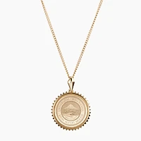 Kyle Cavan  Oregon Ducks Gold Sunburst Necklace