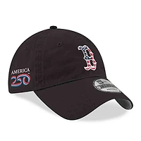 Men's New Era Black Boston Red Sox America 250 9TWENTY Adjustable Hat
