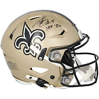 Drew Brees New Orleans Saints Autographed Riddell Speed Flex Authentic Helmet with "HOF 26" Inscription