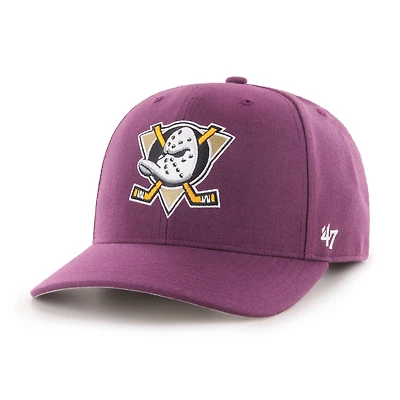 Men's '47  Purple Anaheim Ducks Cold Zone MVP Adjustable Hat