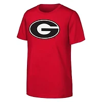 Youth Outerstuff Red Georgia Bulldogs Primary Logo T-Shirt