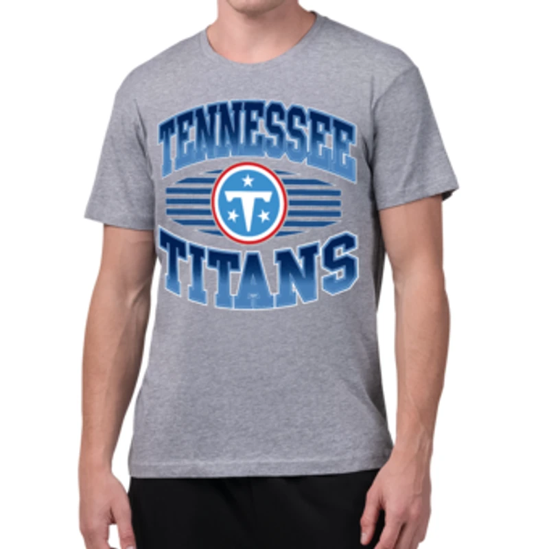Men's Starter  Gray Tennessee Titans Grit Graphic T-Shirt