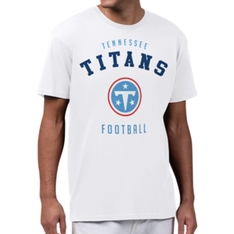 Men's Starter  White Tennessee Titans Logo Graphic T-Shirt