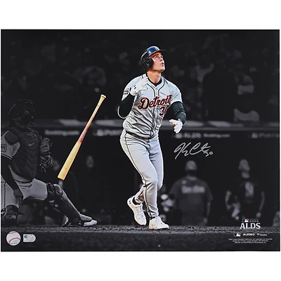 Kerry Carpenter Detroit Tigers Autographed 16" x 20" 2024 ALDS Game-Winning Home Run Spotlight Photograph
