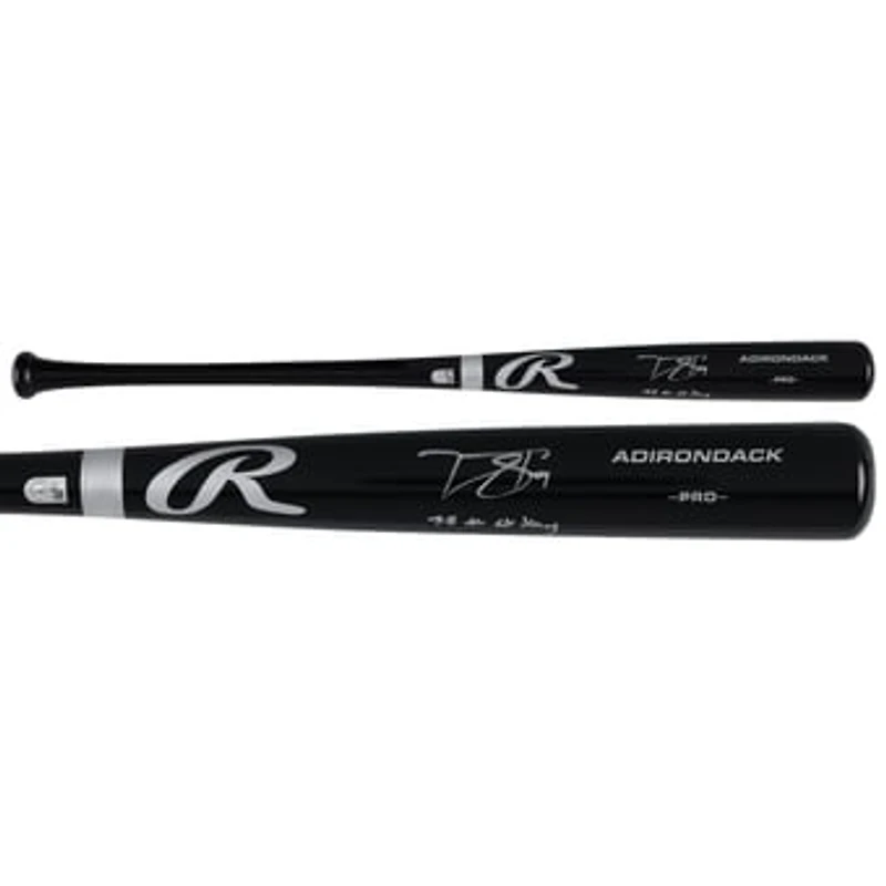 Tarik Skubal Detroit Tigers Autographed Rawlings Black Big Stick Bat with "25 AL Cy Young" Inscription