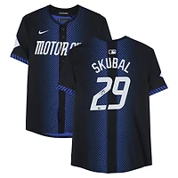 Tarik Skubal Detroit Tigers Autographed Black Nike City Connect Limited Jersey