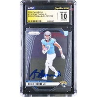 Brian Thomas Jr. Jacksonville Jaguars Autographed 2024 Panini Prizm #314 CGC Fanatics Witnessed Authenticated 10/10 Rookie Card