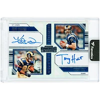 Kurt Warner & Torry Holt St. Louis Rams Autographed 2024 Panini Contenders Touchdown Tandems #TT-STL #16/100 Card