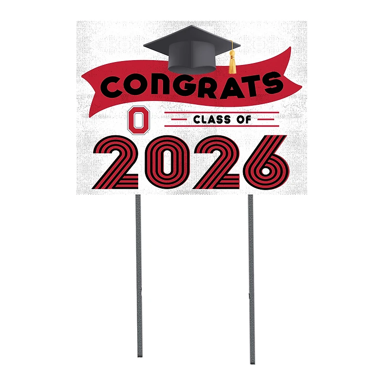 Jardine Ohio State Buckeyes 18" x 24" Class of Yard Sign