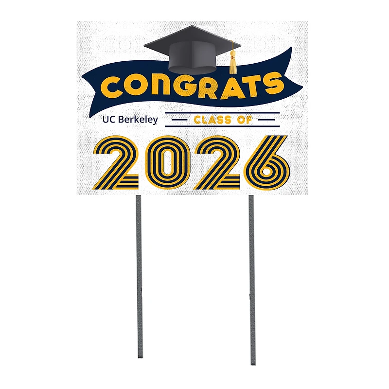 Jardine Cal Bears 18" x 24" Class of Yard Sign