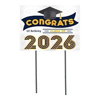 Jardine Cal Bears 18" x 24" Class of Yard Sign
