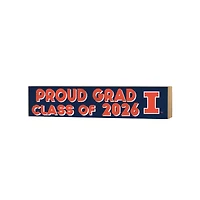 Jardine Illinois Fighting Illini 3" x 13" Class Of Block Sign