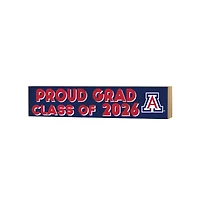 Jardine Arizona Wildcats 3" x 13" Class Of Block Sign