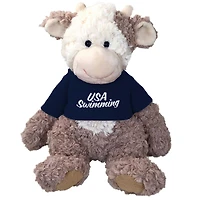 USA Swimming 9" Cow Cuddle Buddies Plush Toy