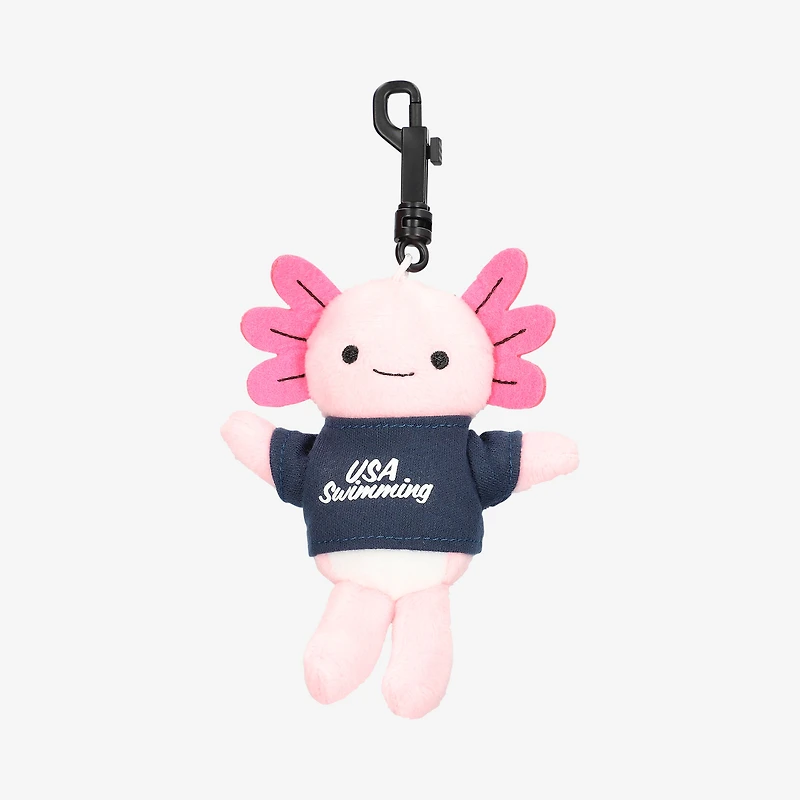 USA Swimming 4.5" Axolotl Plush Toy Keychain