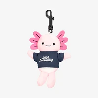 USA Swimming 4.5" Axolotl Plush Toy Keychain