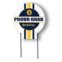 Jardine Cal Bears 20" x 20" Proud Grad Circle Yard Sign with Stakes