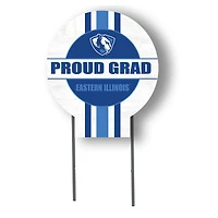 Jardine Eastern Illinois Panthers 20" x 20" Proud Grad Circle Yard Sign with Stakes
