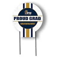 Jardine FIU Panthers 20" x 20" Proud Grad Circle Yard Sign with Stakes