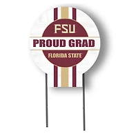 Jardine Florida State Seminoles 20" x 20" Proud Grad Circle Yard Sign with Stakes