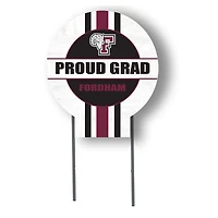 Jardine Fordham Rams 20" x 20" Proud Grad Circle Yard Sign with Stakes