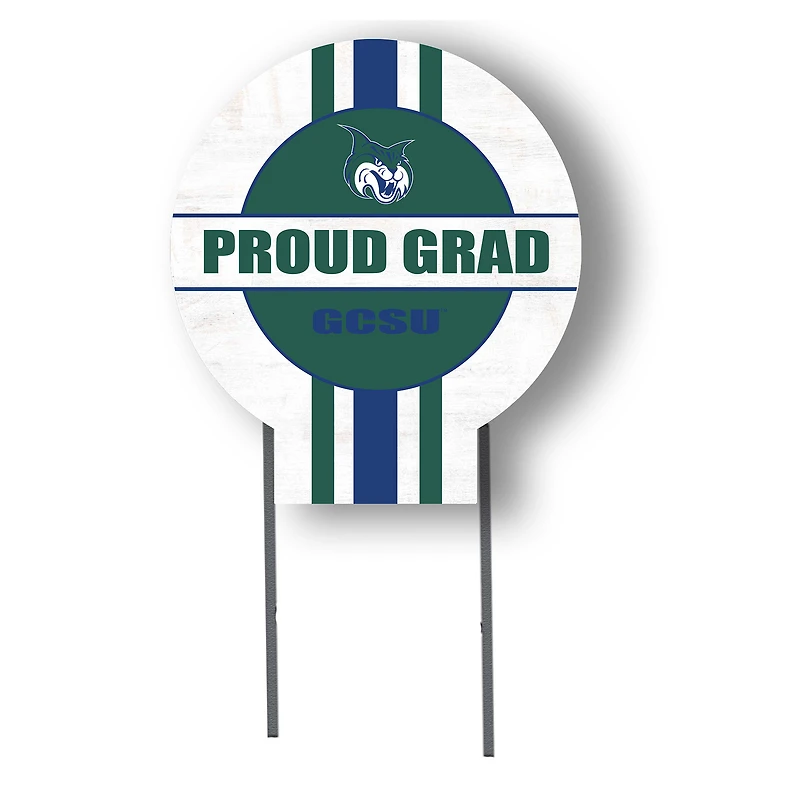 Jardine Georgia College Bobcats 20" x 20" Proud Grad Circle Yard Sign with Stakes