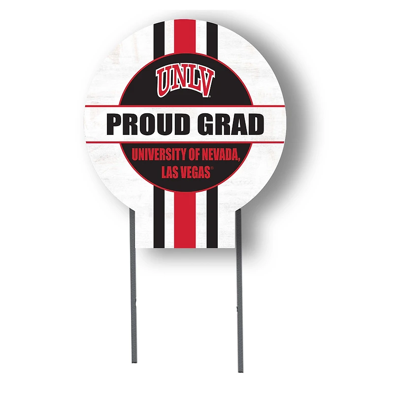Jardine UNLV Rebels 20" x 20" Proud Grad Circle Yard Sign with Stakes