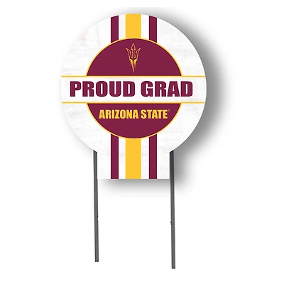 Jardine Arizona State Sun Devils 20" x 20" Proud Grad Circle Yard Sign with Stakes