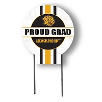 Jardine Arkansas Pine Bluff Golden Lions 20" x 20" Proud Grad Circle Yard Sign with Stakes