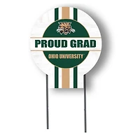 Jardine Ohio Bobcats 20" x 20" Proud Grad Circle Yard Sign with Stakes