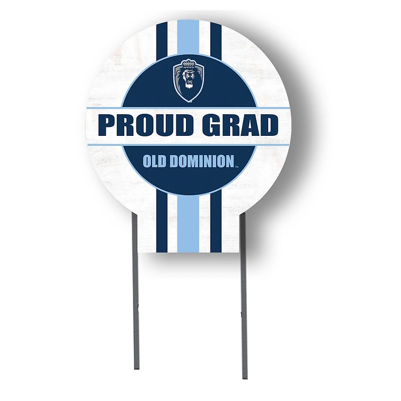 Jardine Old Dominion Monarchs 20" x 20" Proud Grad Circle Yard Sign with Stakes