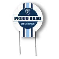 Jardine Old Dominion Monarchs 20" x 20" Proud Grad Circle Yard Sign with Stakes