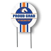 Jardine UT Arlington Mavericks 20" x 20" Proud Grad Circle Yard Sign with Stakes