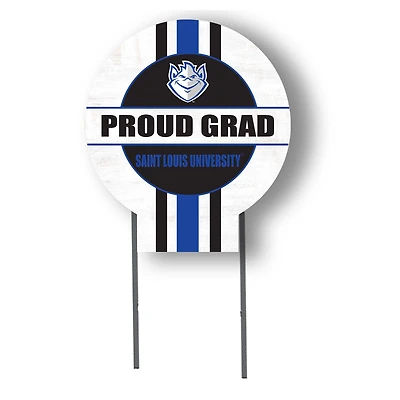 Jardine Saint Louis Billikens 20" x 20" Proud Grad Circle Yard Sign with Stakes