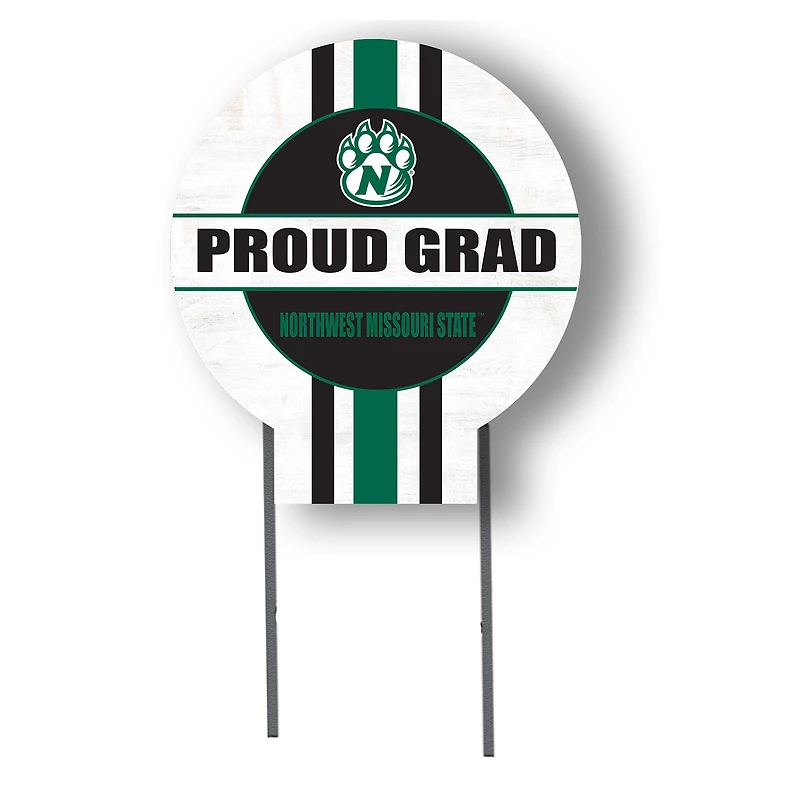Jardine Northwest Missouri State Bearcats 20" x 20" Proud Grad Circle Yard Sign with Stakes