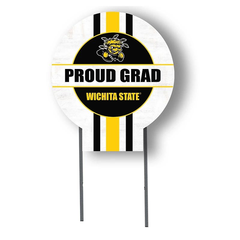 Jardine Wichita State Shockers 20" x 20" Proud Grad Circle Yard Sign with Stakes