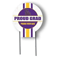 Jardine Prairie View A&M Panthers 20" x 20" Proud Grad Circle Yard Sign with Stakes