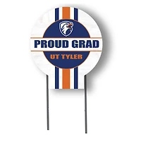 Jardine Texas Tyler Patriots 20" x 20" Proud Grad Circle Yard Sign with Stakes