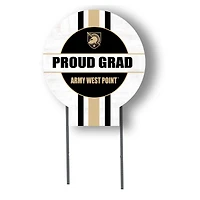 Jardine Army Black Knights 20" x 20" Proud Grad Circle Yard Sign with Stakes