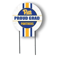 Jardine Pitt Panthers 20" x 20" Proud Grad Circle Yard Sign with Stakes