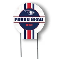 Jardine Southern Indiana Screaming Eagles 20" x 20" Proud Grad Circle Yard Sign with Stakes