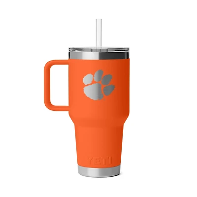 YETI Clemson Tigers 35oz. Rambler 2.0 Straw Mug