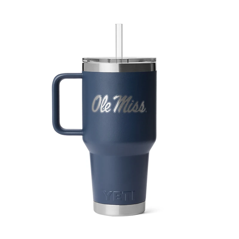 YETI Ole Miss Rebels 35oz. Rambler 2.0 Straw Mug