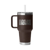 YETI Cleveland Browns 35oz. Rambler 2.0 Straw Mug