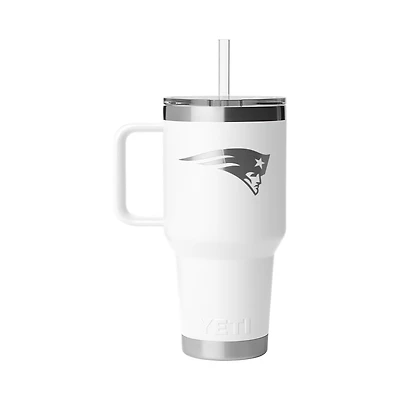 YETI New England Patriots 35oz. Rambler 2.0 Straw Mug