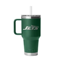 YETI New York Jets 35oz. Rambler 2.0 Straw Mug