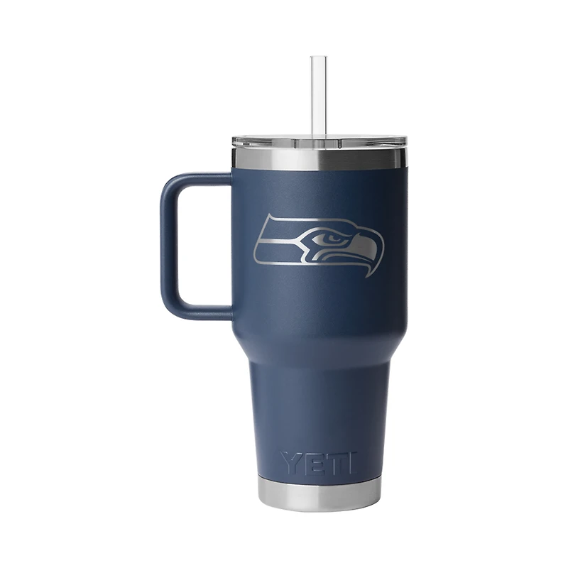 YETI Seattle Seahawks 35oz. Rambler 2.0 Straw Mug