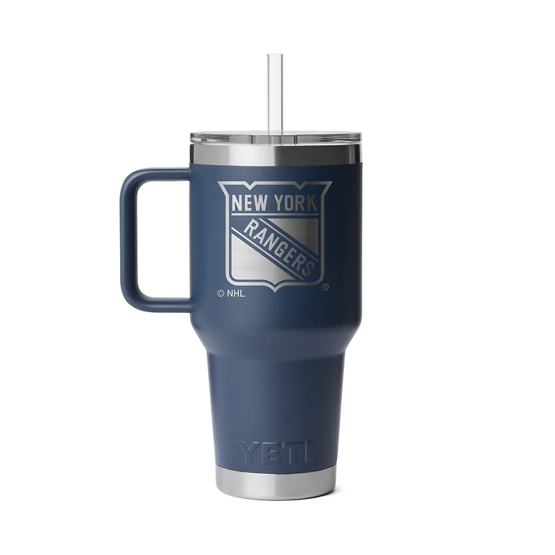 YETI New York Rangers 35oz. Rambler 2.0 Straw Mug