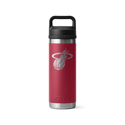 YETI Miami Heat 18oz. Rambler Chug Water Bottle