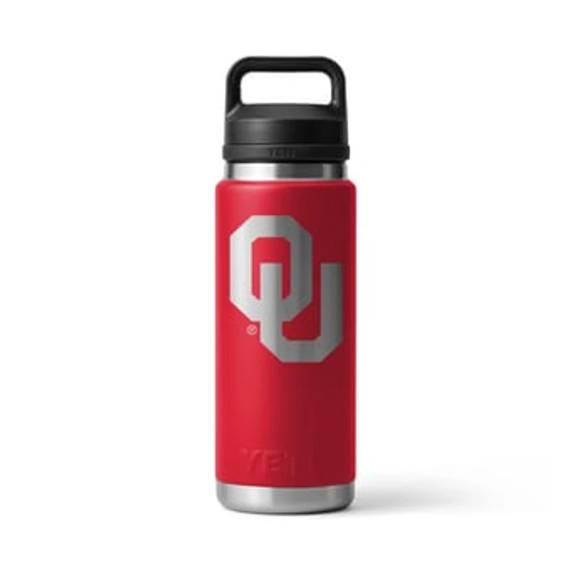 YETI Oklahoma Sooners 26oz. Rambler Chug Water Bottle